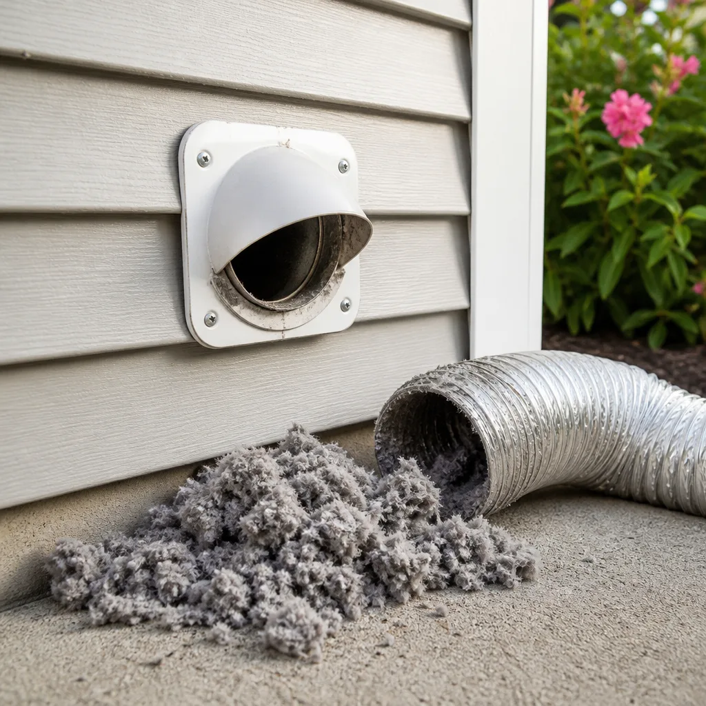Dryer vent cleaning