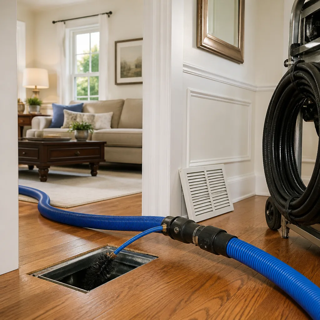 Whole-home duct cleaning