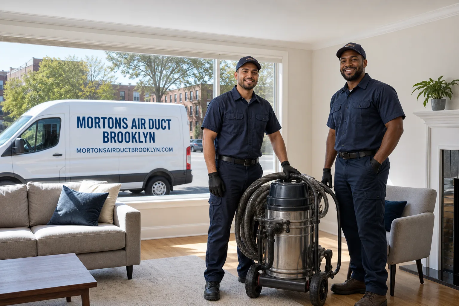 Mortons Air Duct Brooklyn air duct cleaning team